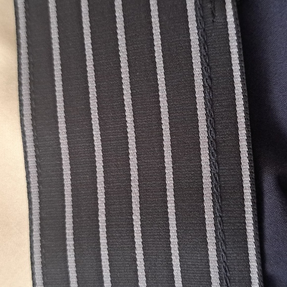 Athleta Tribeca Wide Leg Crop Snap side pants sz O Navy Very Nice - Picture 8 of 11